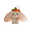 Persimmon B, variant on 13cm Cute Fruit Bunny Plush Toy Strawberry, Durian, Pineapple, Persimmon Turn Into Bunny Soft Doll Keychain, Bag Charm, Gifts for Kids, Christmas & Birthday