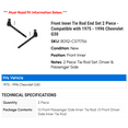 thumbnail image 2 of Front Inner Tie Rod End Set 2 Piece - Compatible with 1975 - 1996 Chevy G30 1976 1977 1978 1979 1980 1981 1982 1983 1984 1985 1986 1987 1988 1989 1990 1991 1992 1993 1994 1995, 2 of 2
