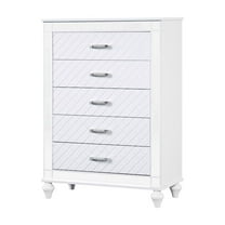 Glory Furniture Livorno G02790-CH Chest White and Mirror