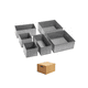thumbnail image 1 of 6 Pcs Cajas De Almacenamiento Y Organizador De Ropa En Tela Belug Gris, 1 of 5