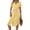 Yellow, variant on CIENVNSTG Women's Fashion A-Line Summer Dress Casual Flowy Dress for Everyday Wear