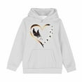 thumbnail image 2 of Hoodies for Teen Girls Y2K Hoodie Pullover Graphic Hoodie Trendy Cute Kids Toddler Girl Workout Oversized Loose Preppy Streetwear Fashion Sweatshirts Soft Comfy Casual, Size 4-14, 2 of 6