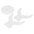 thumbnail image 3 of Molde para estante de maceta con pegamento para bricolaje, 3 piezas de molde de silicona para maceta para bricolaje, molde para estante de maceta de resina para bricolaje, el mejor en su clase, 3 of 12