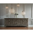 thumbnail image 4 of Indoor Transitional Modern Allesandria 3-Light Crystal Chandelier - Large, 4 of 5