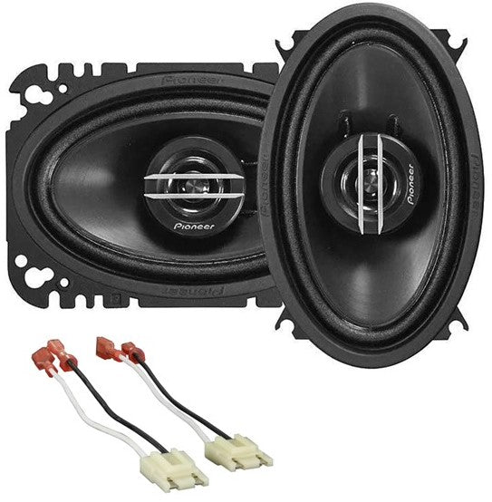 JVC CD Receiver + Cerwin Vega 4x6 Speakers + Install Kit – 1988-1994 GM C/K 1500 2500 Beige