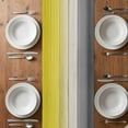 thumbnail image 6 of Yellow Gray Ombre Table Runner - 120 Inch Long, Kitchen Dining Table Runner Dresser Scarves, Vintage Country Wooden Farmhouse Decor for Coffee Tables Wedding Party Banquet, 6 of 8