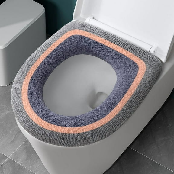 YHAICO Winter Thickened Toilet Seat Toilet Seat Cushion Three-color Toilet Seat Cushion