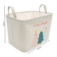 thumbnail image 3 of Cesta Holiday Time de Tela para Almacenamiento, 3 of 4