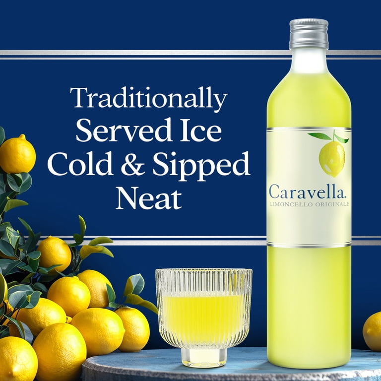 Caravella Limoncello Lemon Liqueur, 750ml, 56 Proof - Walmart.com