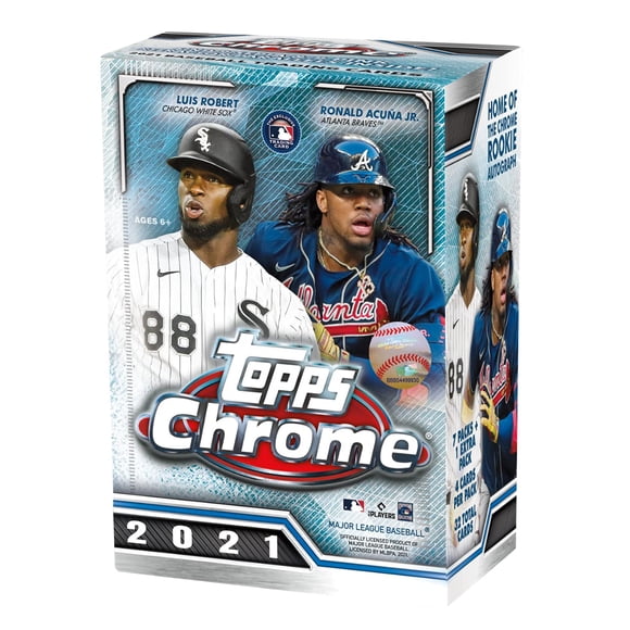 Caja Blaster de Béisbol Topps Chrome 2021 con 32 Cartas