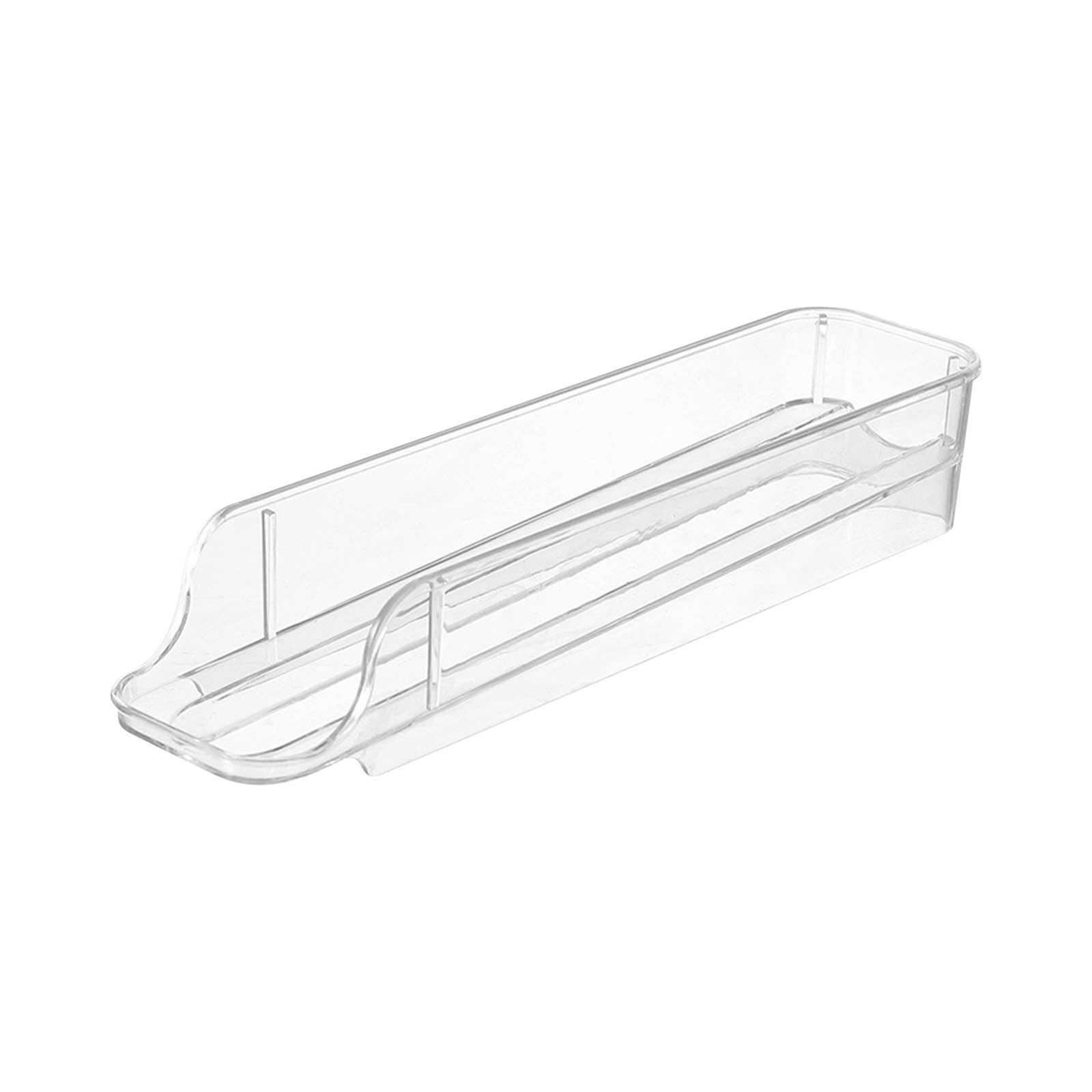 SouMaox Automatic Rolling Egg Dispenser Fridge Side Door Storage Rack Tilted Gravity Slide Tray Kitchen Pantry Organizer Space Saving Box