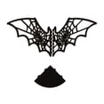thumbnail image 2 of Wooden Bat Wall Corner Shelf Gothic Storage Rack Black 1pc, 2 of 7