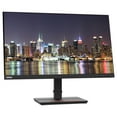 thumbnail image 3 of Lenovo ThinkVision S24e-20 23.8" Full HD 1920 x 1080 WLED LCD Monitor 2-Pack Bundle with Mini Speaker, 250 Nit, FreeSync, HDMI-VGA, Raven Black, & Adjustable Desk Mount Monitor Stand, 3 of 8
