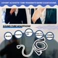 thumbnail image 5 of 2Pack Style 2Pin Covert Acoustic Tube Earpiece Ptt Headset For 2 Ways Radio GP88S GP300 GP68 GP2000 GP88 GP3188 CP040 CP1200 A8 A6 A10 A12 Etc, 5 of 5
