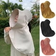 thumbnail image 2 of Visland Chapeau de Protection Solaire pour Femmes Large Bord Châle Chapeau de Soleil avec Rabat de Cou Chapeau de Pêche Extérieur Chapeau de Plage d'Été avec Boucle pour Randonnée, 2 of 8