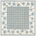 thumbnail image 5 of SAFAVIEH Chelsea Normina Palm Trees Wool Area Rug, Blue/Ivory, 2'9" x 4'9", 5 of 9