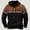 Black(New), variant on PNTUTB Men's Retro Color-blocked Printed Long Sleeved Oversized Casual Drawstring Pullover Sweatshirt with Pocket