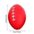 thumbnail image 2 of Mini Foam Footballs 3.25Inch Party For Kids Mini Football Stress Bulk Toy Sports Little Footballs Big Game Party Decoration Small Foam Football For Kids Big Game Decorations Squishy Toy, 2 of 2