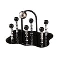 thumbnail image 3 of Escurridor de tazas para 6 tazas, soporte para secar tazas, decoración del hogar, soporte para tazas de acrílico de moda Negro, 3 of 9