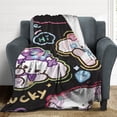 thumbnail image 4 of NONOMOCHI Throw Blanket Flannel Anime for Girls Boys Men Women, 4 of 7