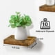 thumbnail image 2 of Sorbus Estantes Flotantes Repisa de Exhibición Cuadrada para Decoración en Baño, Oficina, Recámara, Tocador y Más. Estante de Almacenamiento de Madera Rústica Moderna para Pared Decorativa., 2 of 7