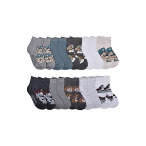 Paw Patrol Toddler Quarter Socks, 10-Pack