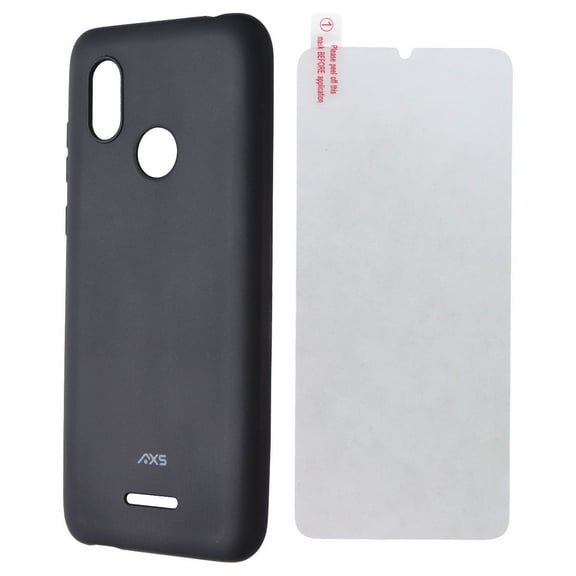 Axessorize Hard Case and Screen Protector for Hot Pepper Chilaca Plus 4G - Black