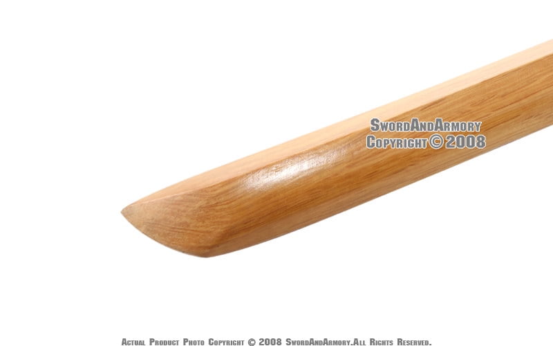 Munetoshi 39" Set of 2 Training Katana Wooden Bokken Practice Sword Kendo Bokuto Natural Martial Art