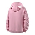 thumbnail image 5 of BiZtdJrK Pink Mens Drawstring Hoodies Zip Up Long Sleeve Jackets with Pockets Lightweight Casual Solid Color Hooded Sweatshirts L, 5 of 9