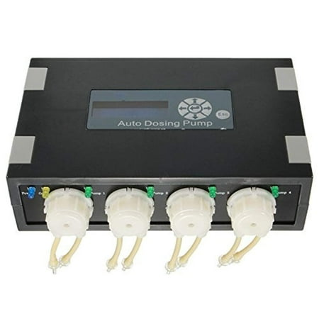 UPC: 0617395384242 | Jebao Programmable Auto Dosing Pump DP-4  Black