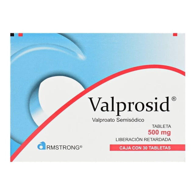 Valprosid 500 mg 30 tabletas de liberación retardada
