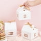 thumbnail image 3 of Cajas de regalo con forma de casa, 12 unidades, cajas de cartón blancas para dulces, recuerdos de boda con lazo, caja de regalo con ventanas pequeñas, 3 of 9