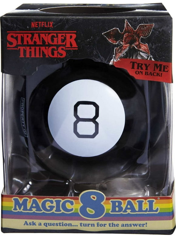 Stranger Things Magic 8 Ball Kids Toy, Limited Edition Novelty Fortune Teller, Ask a Question