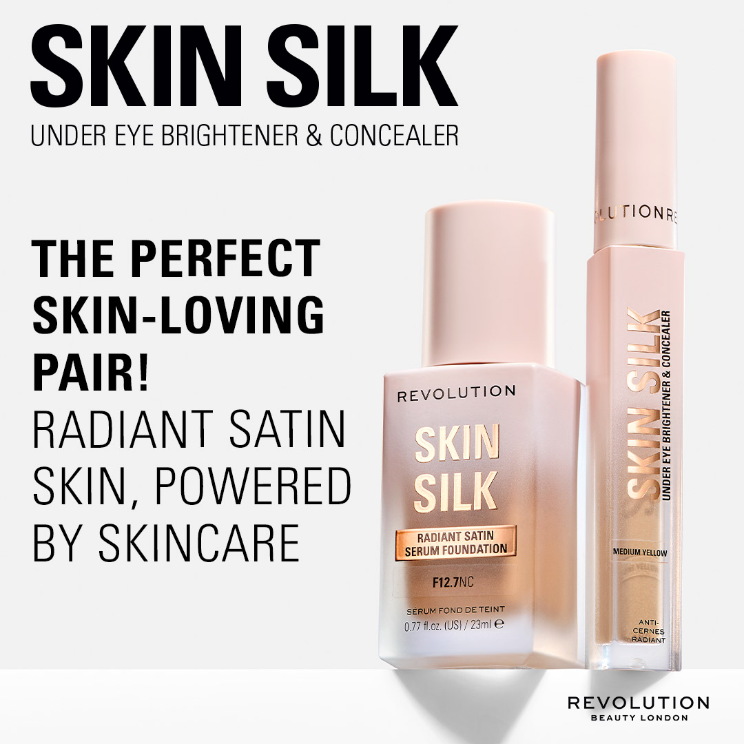 Makeup Revolution Skin Silk Radiant Serum Concealer, Dark Orange photo 6