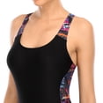thumbnail image 3 of Women's One Piece Athletic Swimsuit Pro Water Aerobicss Print Swimwear, 3 of 6