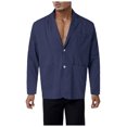 thumbnail image 5 of Xudanell Mens Sports Coats Blazer Casual for Men Slim Fit Button Lightweight Suit Jackets (Dark Blue,L), 5 of 6