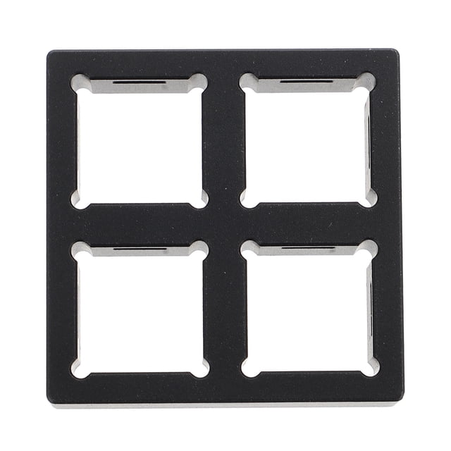 Shisuyan Electroplating Switch Tester Base Black 1Set 1.6x1.6x0.4in