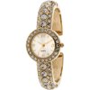 Women's Crystal Bangle Watch, Gold