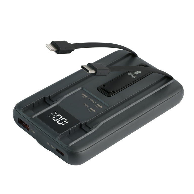 Swiss Tech 10000mAh wireless magnetic power bank, fast charging