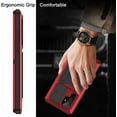 thumbnail image 2 of Camera Cover Case Compatible Samsung Galaxy S22 Ultra Case with Screen Protector Metal,Shockproof Dustproof Phone Case for Galaxy S22 Ultra Case Samsung S22 Ultra Case with Kickstand Red, 2 of 15