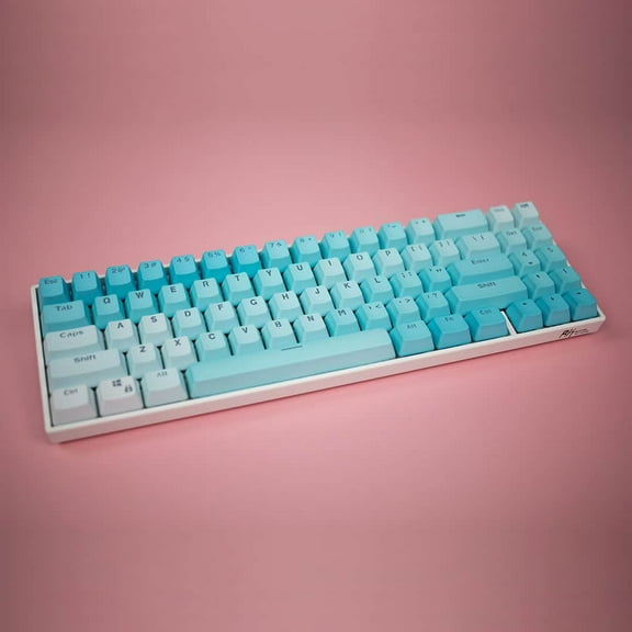 OEM Blue Frost PBT Translucent Keycaps