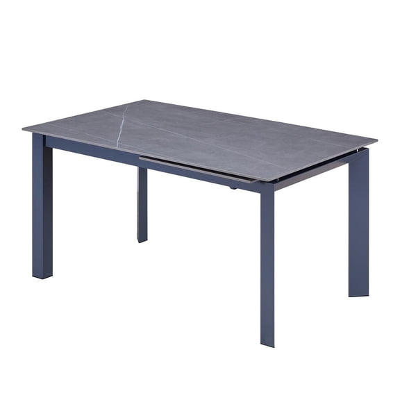 Expandable Matte Ceramic Top Dining Table 55" to 79"