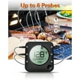BFOUR Bluetooth BBQ Grill Thermometer, Digital Wireless Meat Probe for