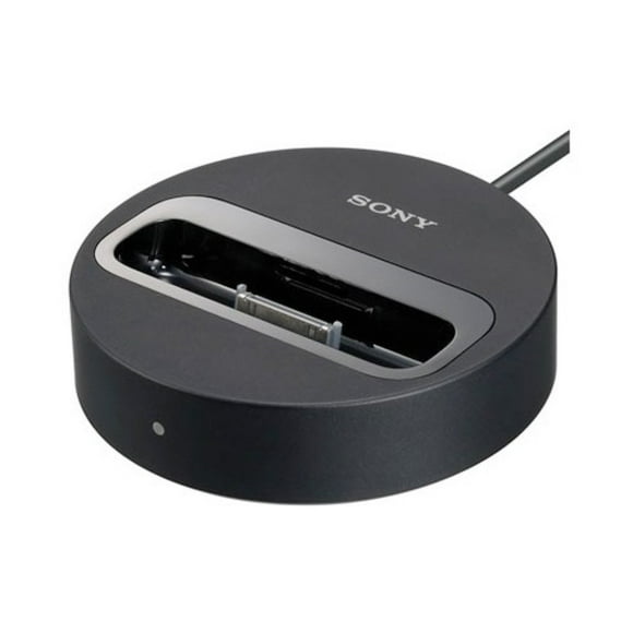 Base TDM-IP10 Sony Adaptador, Compatiblie Apple/iPod Sony Estación de Carga, Negro