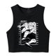 thumbnail image 3 of Top corto sin mangas de Anime japonés, camiseta de Jujutsu Kaisen, camisetas de Gojo Satoru, camisetas recortadas de Yuji Itadori, 3 of 5