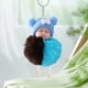 thumbnail image 5 of Llavero de peluche con forma de muñeca, accesorio para mochila escolar, colgante de poliéster, 5 of 6