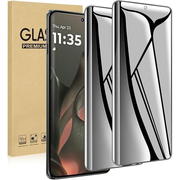 for Motorola Edge 2025 Privacy Screen Protector, Ultra 9H Accessories, Anti-Spy Tempered Glass Film, Easy Install Case Friendly Anti-Scratch Tempered Glass for Motorola Edge 2025 5G (2 Pack)