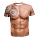 thumbnail image 1 of Minnieouse 3D Graphic Digital Printed MuscleT-shirt Short Men Sleeve   Halloween Camisetas Color de piel XXL, 1 of 1