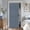 Blue-39"W x 78"L (Pack of 1), variant on Closet Curtain For Open Pleated Folding Curtains Doorway Room Divider Separation 1 Panel With Tieback W39 X L78 Grey