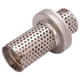 thumbnail image 1 of Silenciador universal de tubo de de motocicleta de 51 mm / 60 mm, tubo de de material acero inoxidable , supresor de ruido, plateado 60 mm corto, 1 of 9